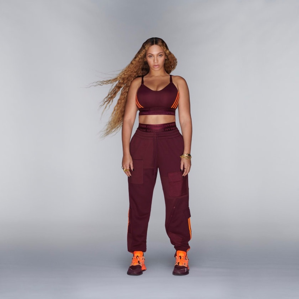 Ivy Park Adidas Strappy Cutout Bra M NWT Maroon